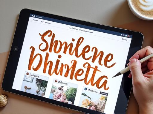 Calligrafia digitale per social media e branding
