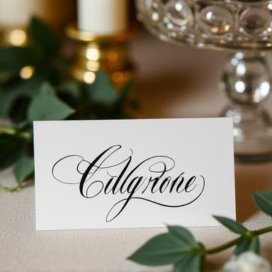 Decorazione eventi con calligrafia a Firenze